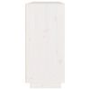 vidaXL puhvetkapp, valge, 110 x 34 x 75 cm, m&auml;nnipuit