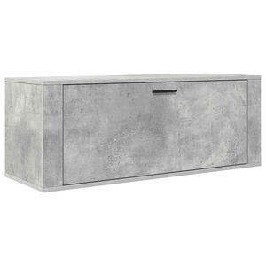 vidaXL seina kingakapp, betoonhall, 100 x 35 x 38 cm, tehispuit