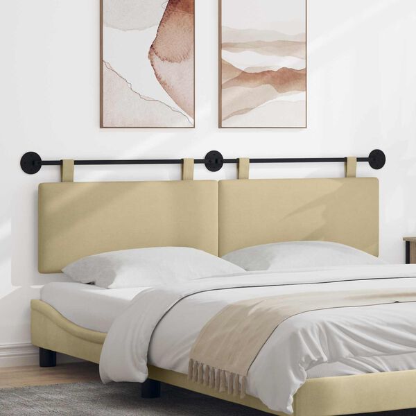 vidaXL Rippuv Peatoe Hele roheline hall 170 x 55 x 5 cm Korter kangas