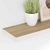 vidaXL seinariiulid, 2 tk, tamm ja valge, 80 x 23,5 x 3,8 cm MDF