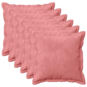 vidaXL Padi padjaga HOUTEN 6 tk Roosa Samet