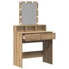 vidaXL Dressing Table käsitöötamm 80 x 41 x 144.5 cm Tehispuit