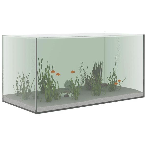 vidaXL Akvaarium ladustamisega L&auml;bipaistev 60 x 30 x 30 cm Klaas