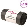vidaXL pr&uuml;gikotid, 250 tk, must, 35 l