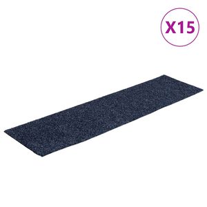 vidaXL isekleepuvad trepimatid, 15 tk, 76 x 20 cm, hallikassinised, ristk&uuml;likukujulised
