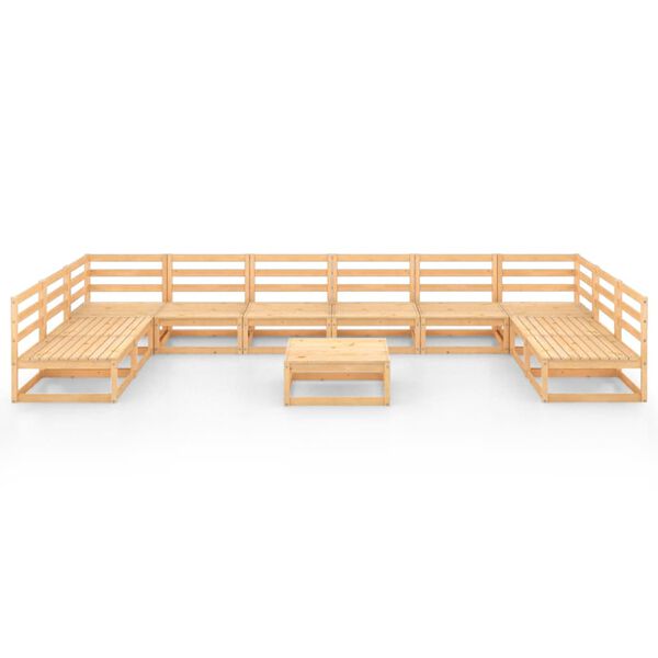 vidaXL 11-osaline aiam&ouml;&ouml;bli komplekt, m&auml;nnipuit