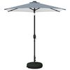 vidaXL Aedavarju LED-valguste ja alusega 230 x 230 cm Pol&uuml;ester