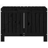 vidaXL aia hoiukast, must, 76 x 42,5 x 54 cm, männipuit