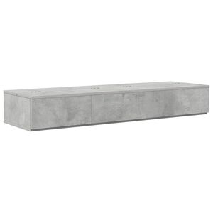 vidaXL Stuudio laud Betoonhall 152 x 40 x 19,5 cm Tehispuit
