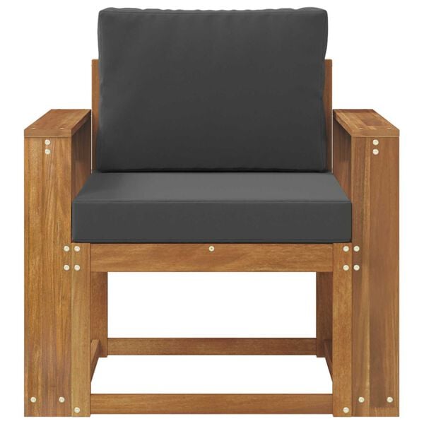 vidaXL &Otilde;uesohva Tugev akaatsiapuit ja pol&uuml;ester Neutraalne