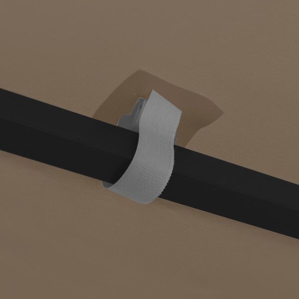 vidaXL varjualune 3 x 3 m pruunikashall