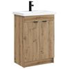 vidaXL Vannitoa m&ouml;&ouml;bleset Artisan tamm 78,5 x 37,5 x 81 cm Tehispuit