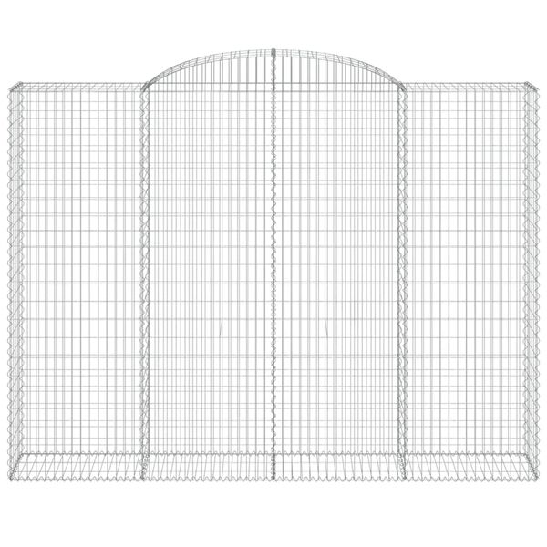 vidaXL kaarekujulised gabioonkorvid 3 tk, 300x50x220/240 cm, raud