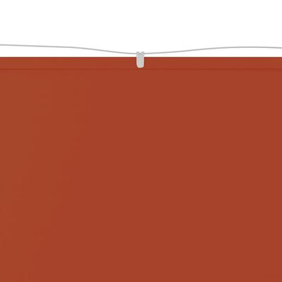 vidaXL vertikaalne varikatus, terrakota, 60 x 1000 cm, Oxfordi kangas
