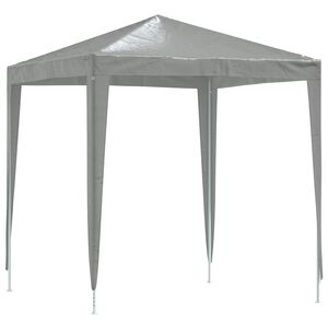 vidaXL Pidutelgid 200 x 200 x 240 cm Helehall PE ja teras