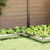 vidaXL &Uuml;kssarviku aed H&otilde;bedane 10 x 10 x 25 cm Tsinkteras