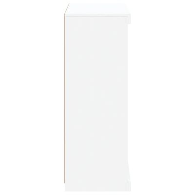 vidaXL puhvetkapp LED-tuledega, valge, 60,5 x 37 x 100 cm