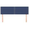 vidaXL voodipeatsid, sinine, 144x5x78/88 cm, kangas