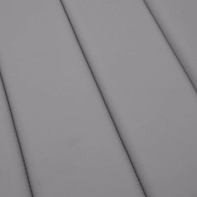 vidaXL päevitustooli padi, hall, 186x58x3 cm, oxford kangas
