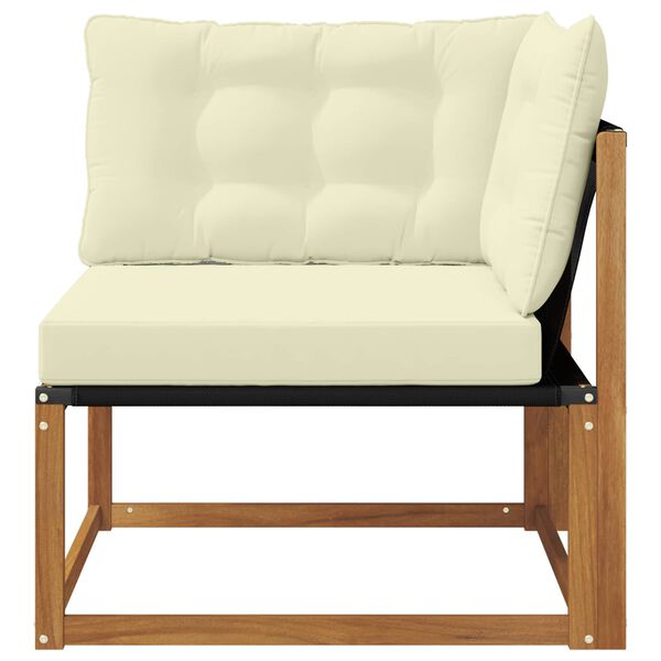 vidaXL V&auml;limine Nurgadiivan Tugev akatsiapuu Neutraalne