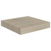 vidaXL seinariiulid, 2 tk, tammevärvi, 23 x 23,5 x 3,8 cm MDF