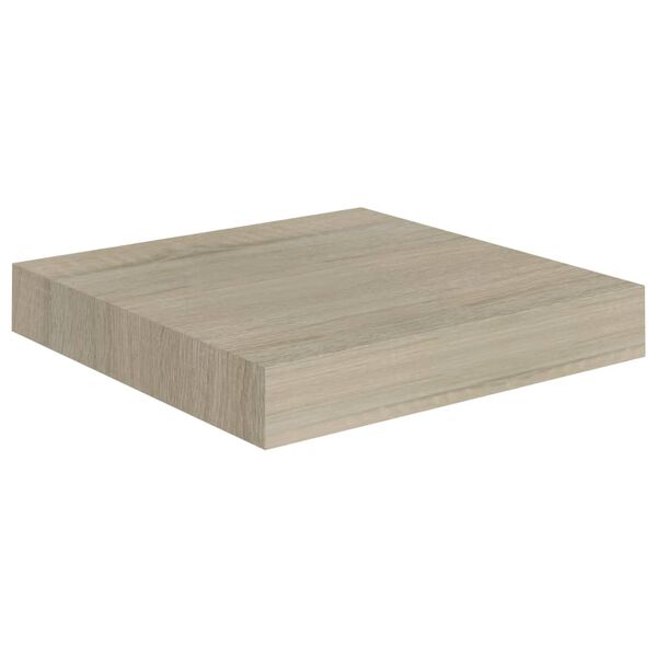 vidaXL seinariiulid, 2 tk, tammevärvi, 23 x 23,5 x 3,8 cm MDF