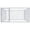 vidaXL koeraaedik, tsingitud teras, 2 x 2 x 1 m