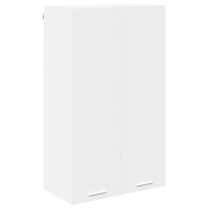 vidaXL Seinakapp ladustamisega uksega Valge 60 x 31 x 100 cm Tehispuit