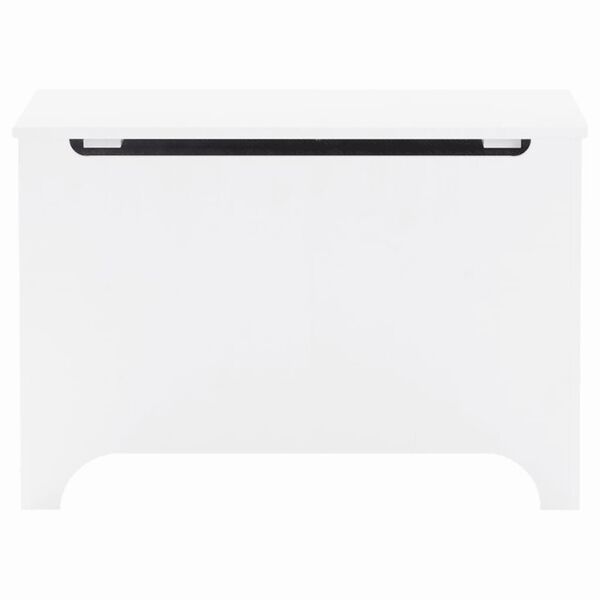 vidaXL kaanega hoiukast "RANA" valge, 80 x 49 x 54 cm, m&auml;nnipuit