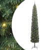 vidaXL Tehisj&otilde;ulupuu Roheline 270 cm PVC, teras ja plastik