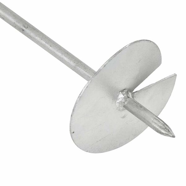 vidaXL maa-ankrud 6 tk 10 x 60 cm tsingitud metall