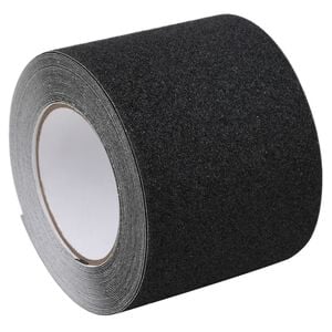 vidaXL libisemisvastane teip, must, 0,1 x 10 m, PVC