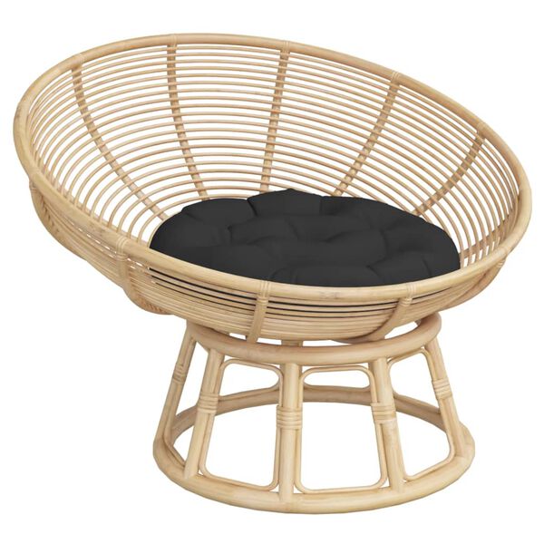 vidaXL &uuml;mmargune istmepadi, must, &Oslash;60 x11 cm, oxford kangas