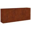 vidaXL taimekast, 200 x 40 x 80 cm, Corten-teras