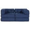 vidaXL Modulaarne diivan 2 pcs Indigo 140 x 70 x 56 cm kangas