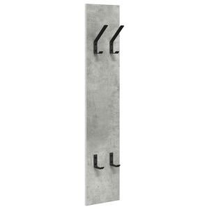 vidaXL Seinale kinnitatav riidepuu Betoonhall 20 x 1,5 x 100 cm