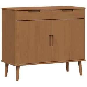 vidaXL K&otilde;ide MOLDE Karamell 90 x 40 x 80 cm