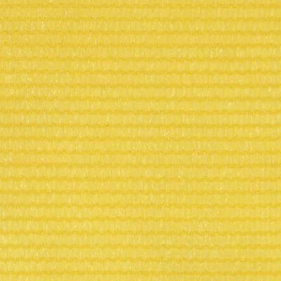 vidaXL rõdusirm, kollane, 120 x 600 cm, HDPE