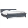 vidaXL Box Vedruvoodi madratsitega Tumehall 180x210 cm Velvet