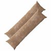 vidaXL Diivanipadi 2 tk HEERLEN Pruun 40 x 145 cm &Scaron;en&uuml;&uuml;lfabric