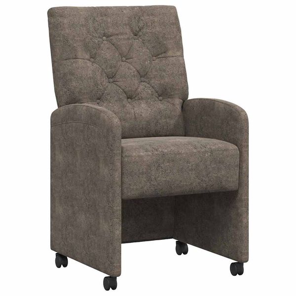 vidaXL Ratastega S&ouml;&ouml;gi-toolid ratastega 2 pcs Tumehall 58 x 67 x 97 cm