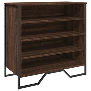 vidaXL kingakapp, pruun tamm, 80 x 38 x 78 cm, tehispuit