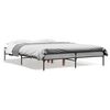 vidaXL voodiraam, hall Sonoma tamm, 120 x 190 cm, tehispuit ja metall