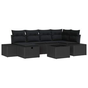 vidaXL Diivanikomplekt padjaga 6 pcs pol&uuml;rotang