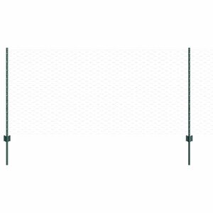 vidaXL Keevitatud Traadi Aed 50 x 1 m (L x K) PVC-kaetud teras