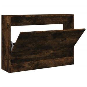 vidaXL jalatsikapp, suitsutatud tamm, 80 x 21 x 57 cm, tehispuit