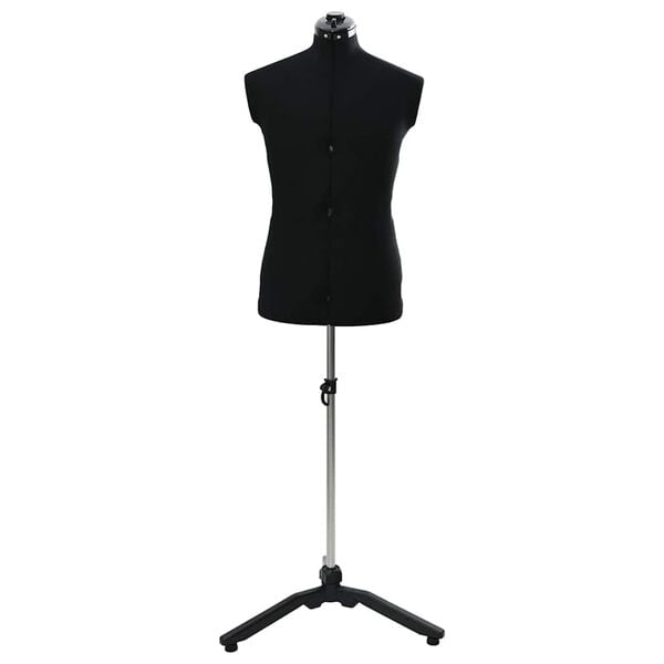 vidaXL Reguleeritav kleidi kuju naistele Must 37.5-45.5 tolli kangas