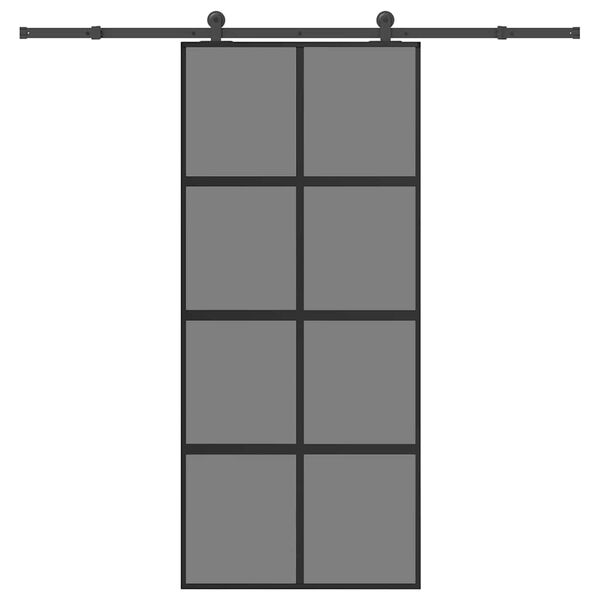 vidaXL l&uuml;kanduks riistvarakomplektiga 90x205 cm karastatud klaas