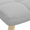 vidaXL Kiiktool Footstool Cloud Grey kangaga