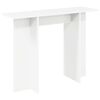 vidaXL Konsoollaud Valge 100 x 30 x 75 cm Tehispuit